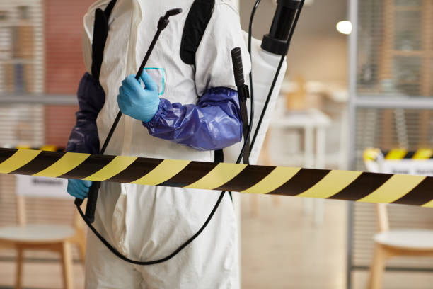 Professional Sewage Cleanup technician working in Lancaster, KY